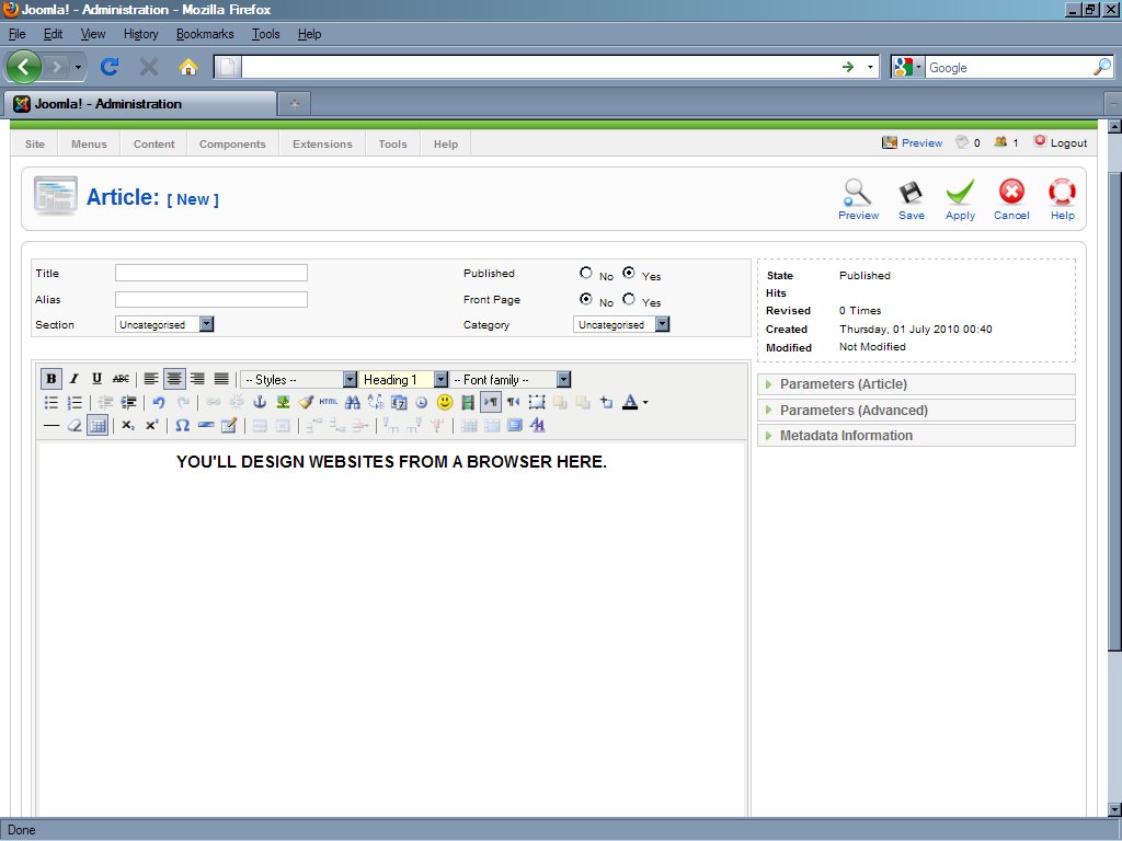 Content Management System (CMS) Content Management System (CMS)