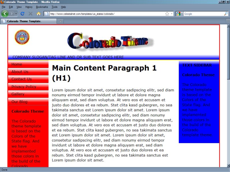 Colorado Theme Template