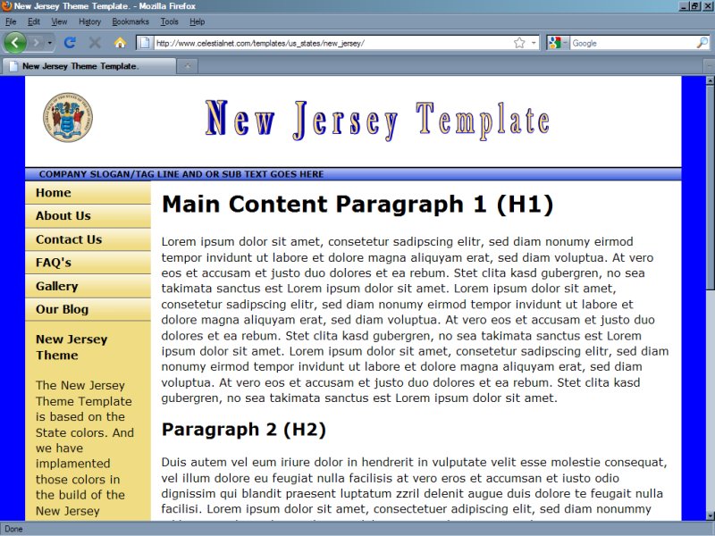 New Jersey Theme Template