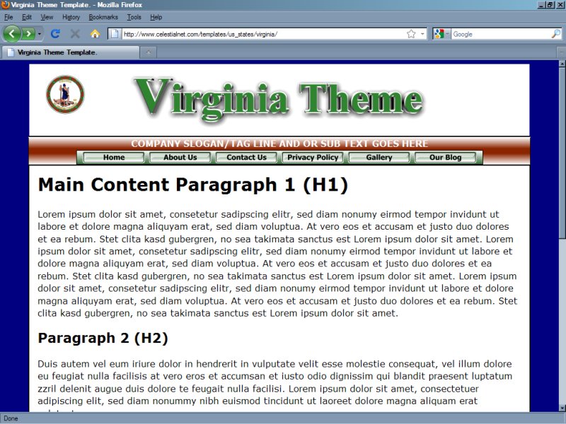 Virginia Theme Template