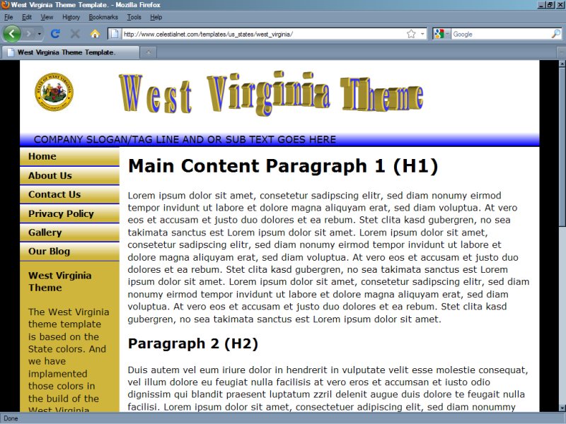 West Virginia Theme